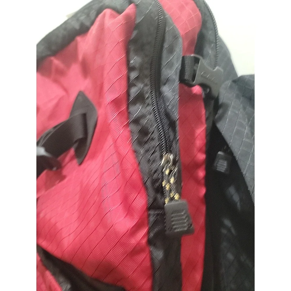 LARGE CABELA'S Hiking Camping Bag Tactical Backpack Outdoor Travel Red Lumbar